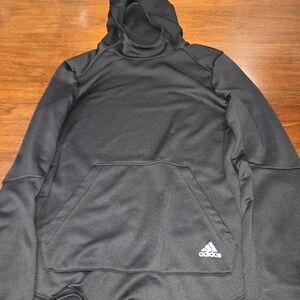 Adidas Climalite Performance Hoodie - Women’s Small - Black w/ Thumbholes